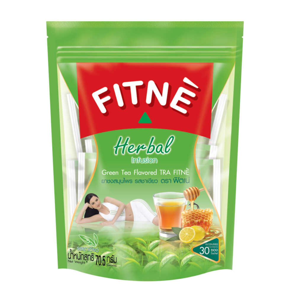 Fitne ฟิตเน่ ยาชงสมุนไพร รสชาเขียว (ถุงซิป) 30ซอง - Sentosakhonkaen