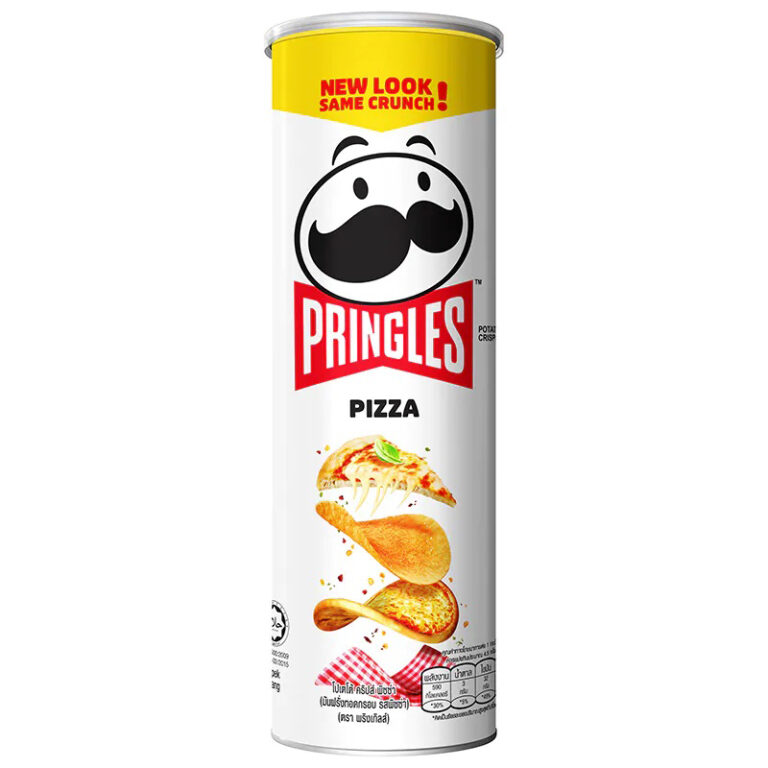 Pringles พริงเกิลส์ มันฝรั่งทอดกรอบ รสพิซซ่า 102กรัม - Sentosakhonkaen